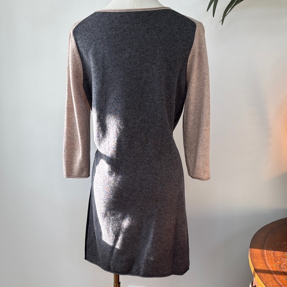 Cashmere & Wool Sweater Block Dress M - Picture 3 of 3